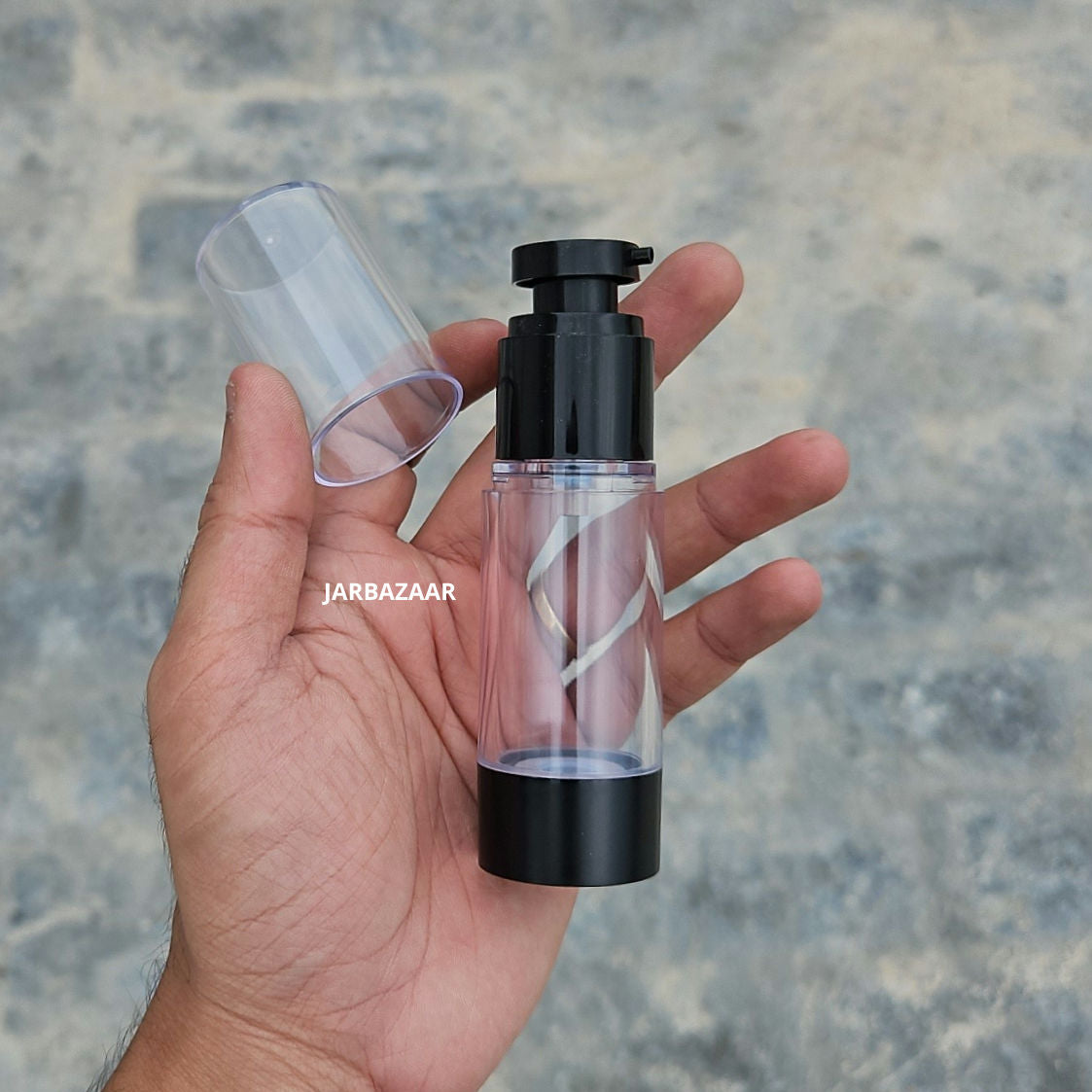 30 ML Black Airless Bottle