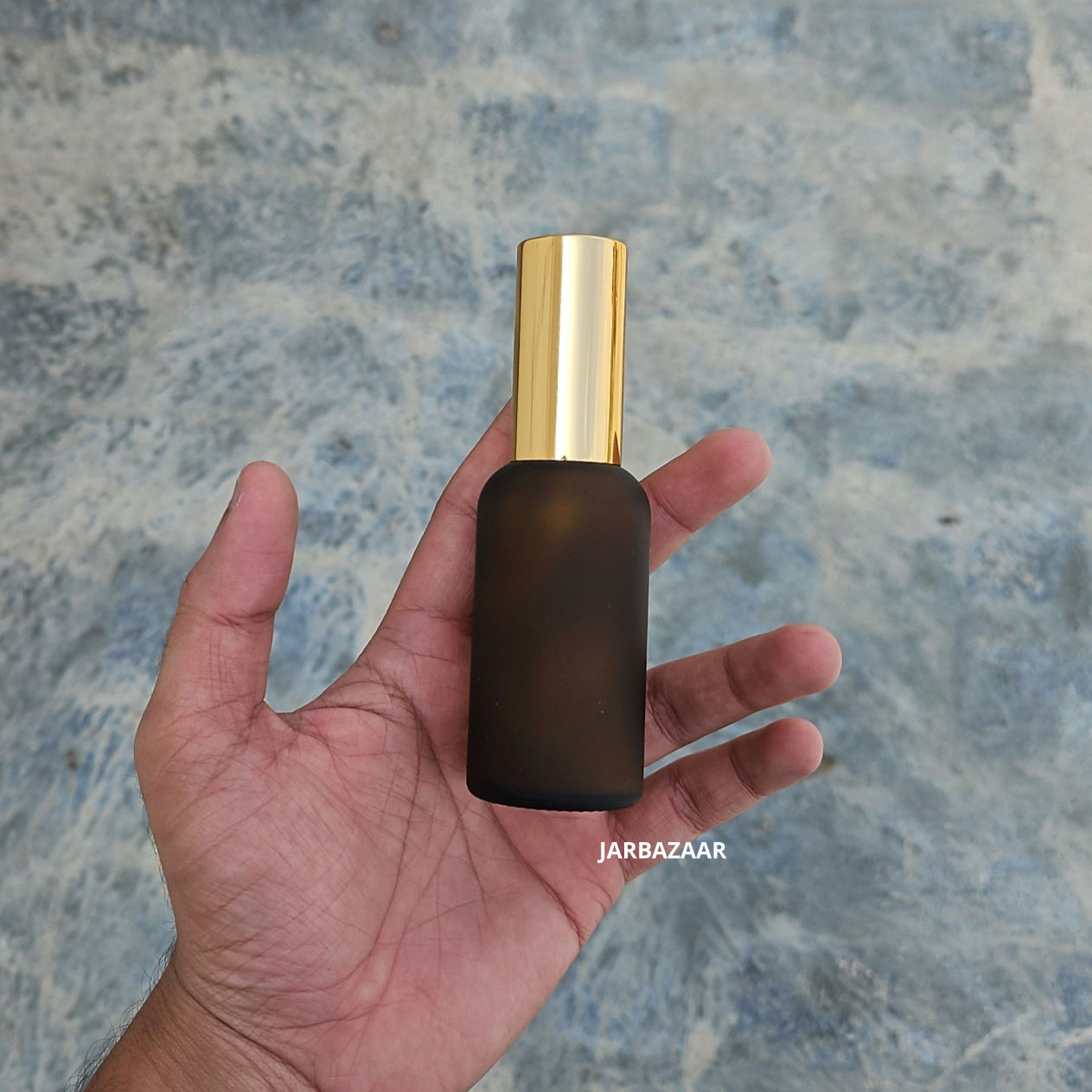 50 ML Amber Frosted Glass Perfume Bottle