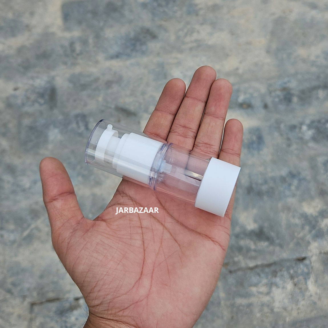 15 ML White Airless Bottle