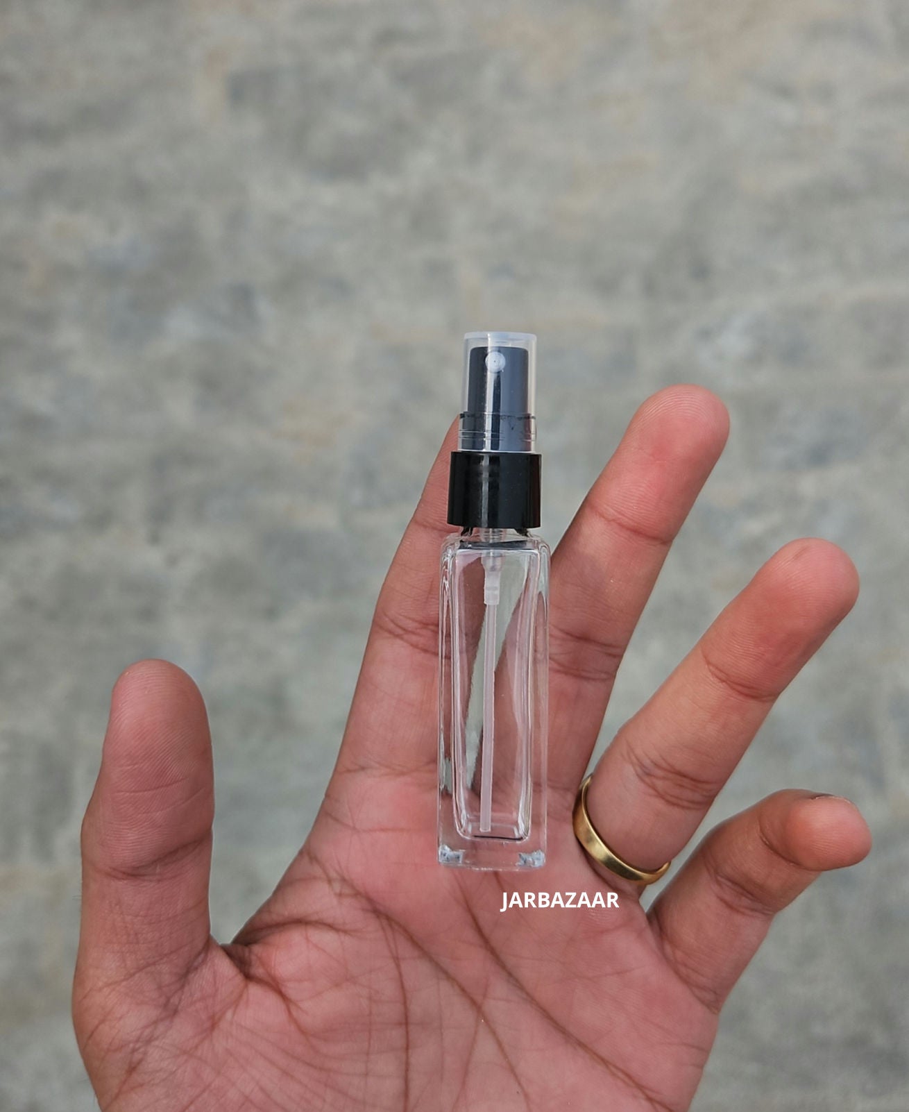 8 ML Square Glass Spray Bottle