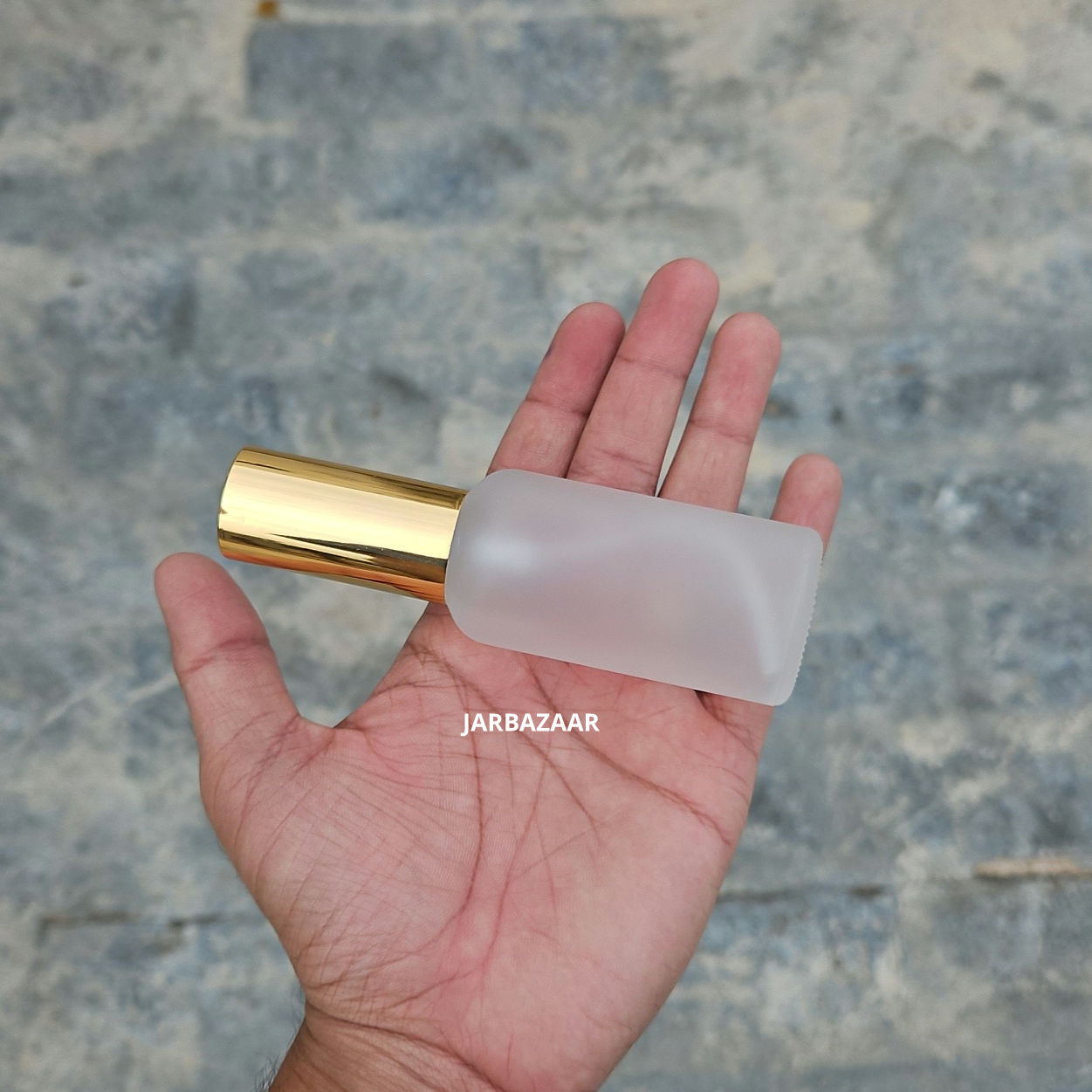 50 ML Clear Frosted Glass Perfume Bottle