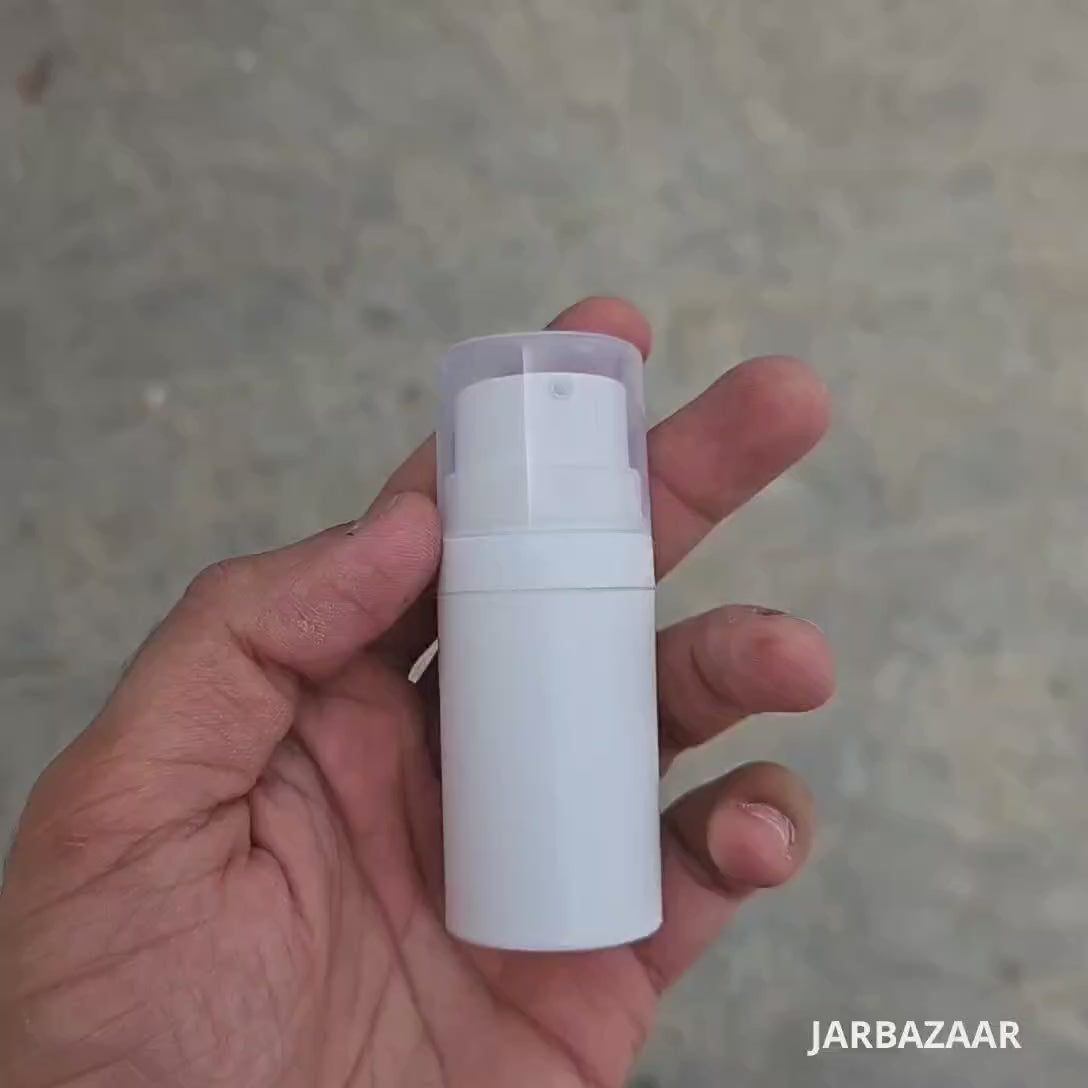 15 Ml Sleek White Airless Bottle