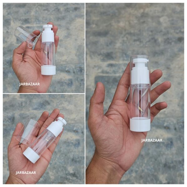 30 ML White Airless Bottle