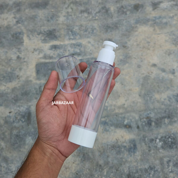 100 ML White Airless Bottle - Image 3