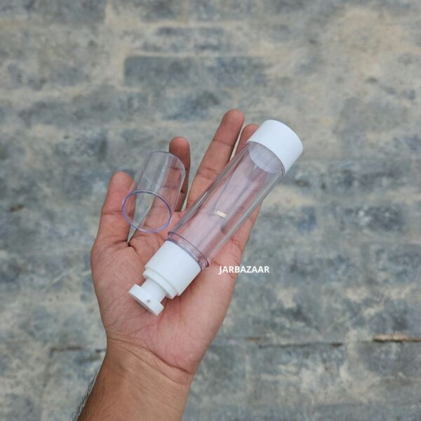 50 ML White Airless Bottle - Image 3