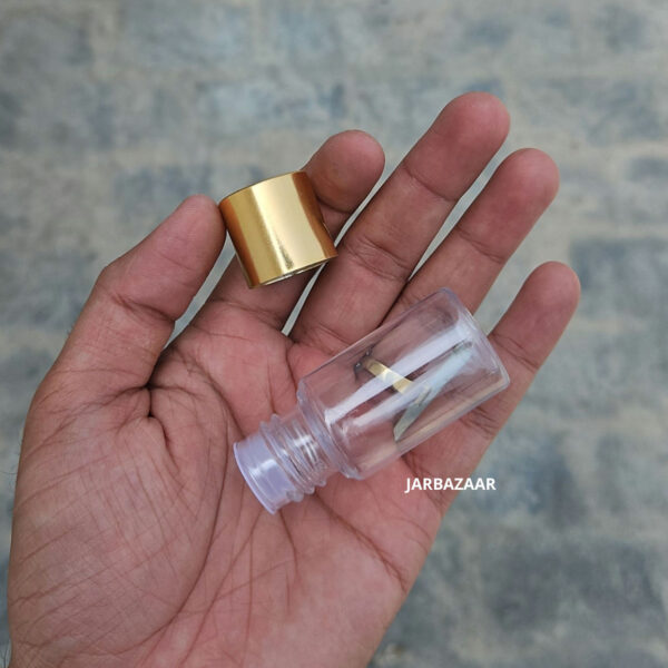 20 ml Gli Clear Pet Bottle (Golden Cap) - Image 3