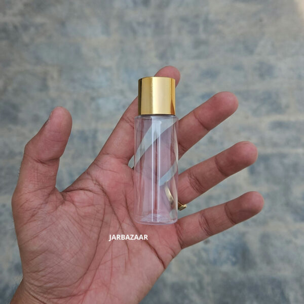 30 ml Gli Clear Pet Bottle (Golden Cap) - Image 2