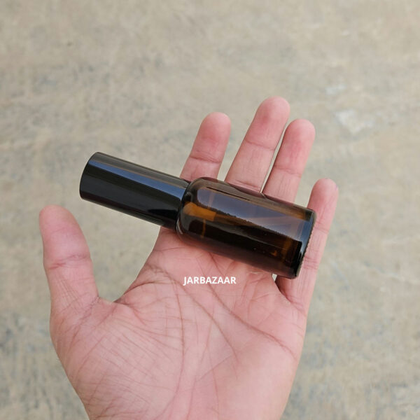 30 ml Amber Glass bottle (With Premium Black Serum Pumps) - Image 2