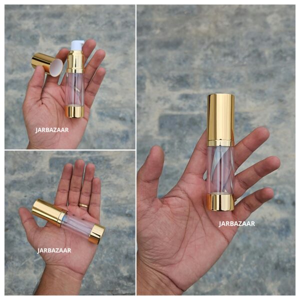 15 ML Golden Airless Bottle