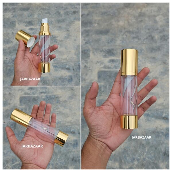 50 ML Golden Airless Bottle