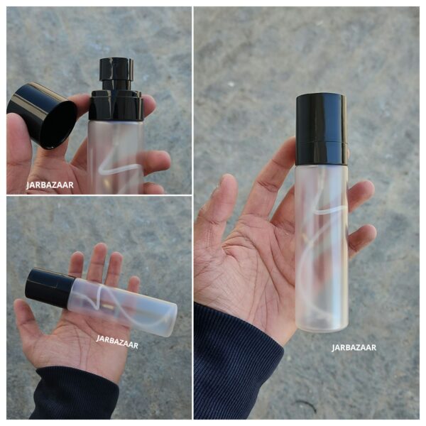 100 ML Frosted Pet Bottle (With Opaque Bold Spray Pumps) - Image 2