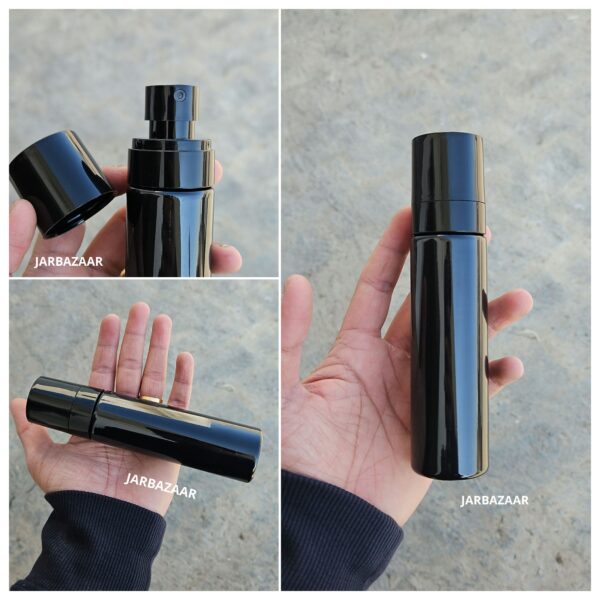 100 ML Black Pet Bottle (With Opaque Bold Spray Pumps) - Image 2