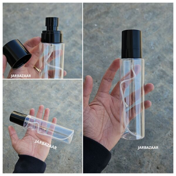 200 ML Transparent Pet Bottle (With Opaque Bold Spray Pumps) - Image 3