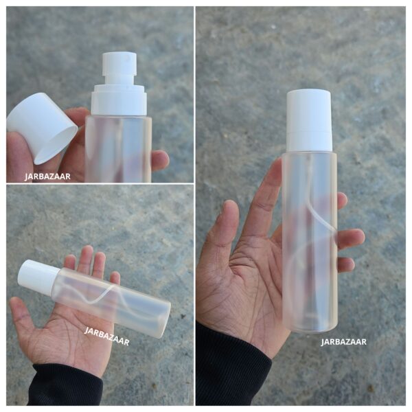 200 ML Frosted Pet Bottle (With Opaque Bold Spray Pumps) - Image 3