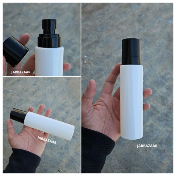 200 ML White Pet Bottle (With Opaque Bold Spray Pumps) - Image 2