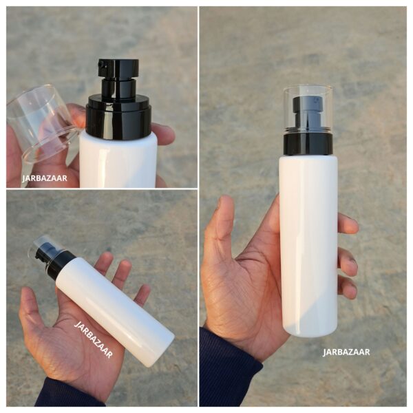 200 ML White Pet Bottle (With Opaque Bold Lotion Pumps) - Image 2