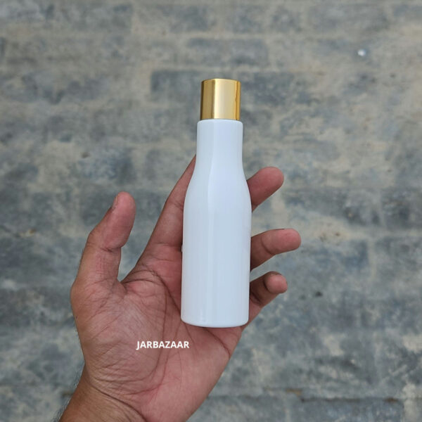 100 ml Asta White Pet Bottle (Golden Cap) - Image 4