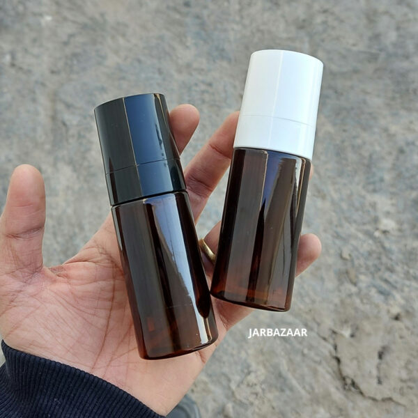 60 ML Amber Pet Bottle (With Opaque Bold Spray Pumps)