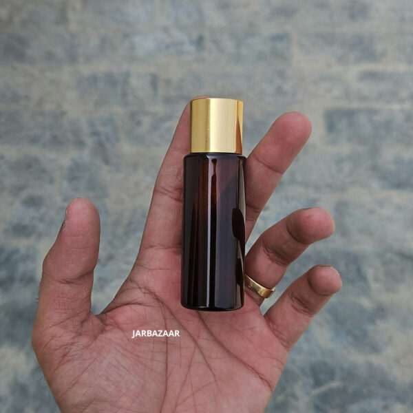 30 ml Amber Pet Bottle (Golden Cap) - Image 5