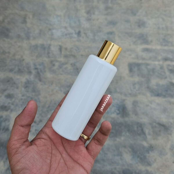 100 ml Gli White Pet Bottle (Golden Cap) - Image 2