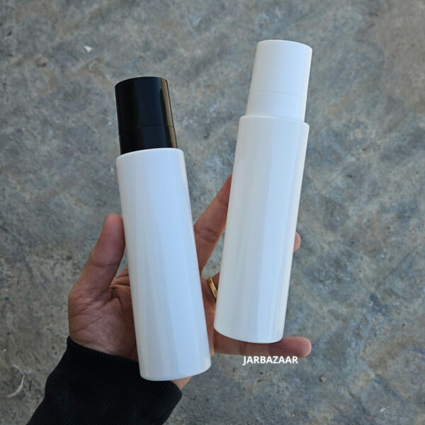 200 ML White Pet Bottle (With Opaque Bold Spray Pumps)