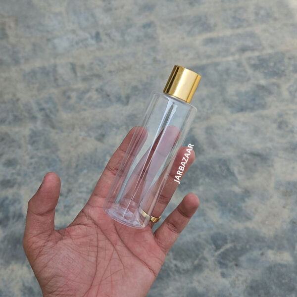 100 ml Gli Clear Pet Bottle (Golden Cap) - Image 5