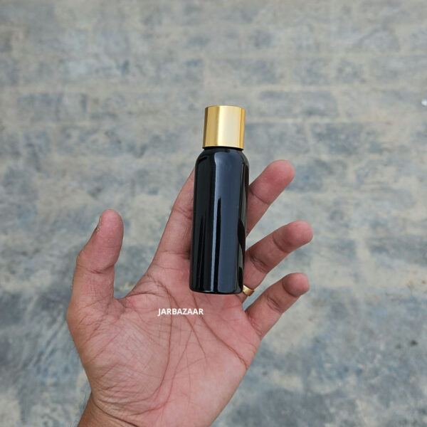 50 ml Avon Black Pet Bottle (Golden Cap) - Image 2