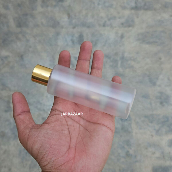 100 ml Gli Frosted Pet Bottle (Golden Cap) - Image 3