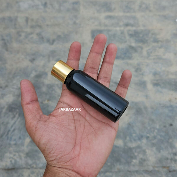 50 ml Avon Black Pet Bottle (Golden Cap) - Image 5