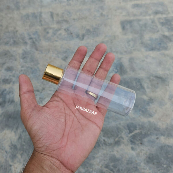 100 ml Gli Clear Pet Bottle (Golden Cap) - Image 3