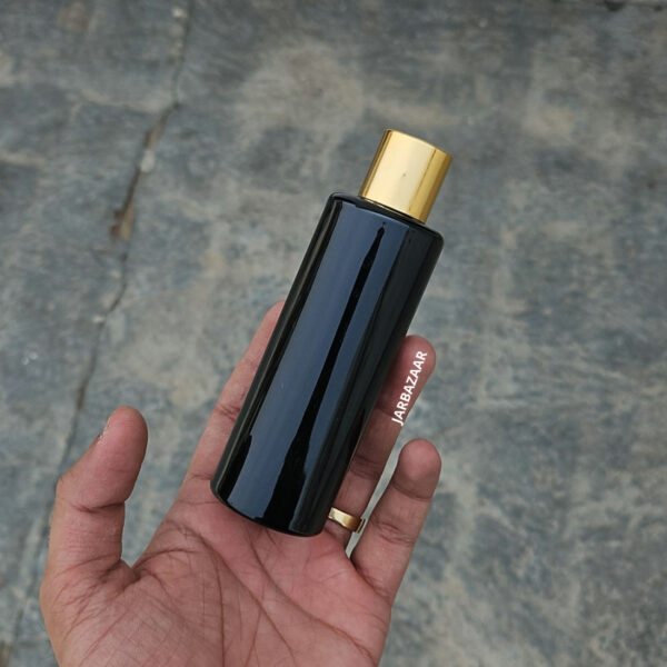 100 ml Gli Black Pet Bottle (Golden Cap) - Image 3