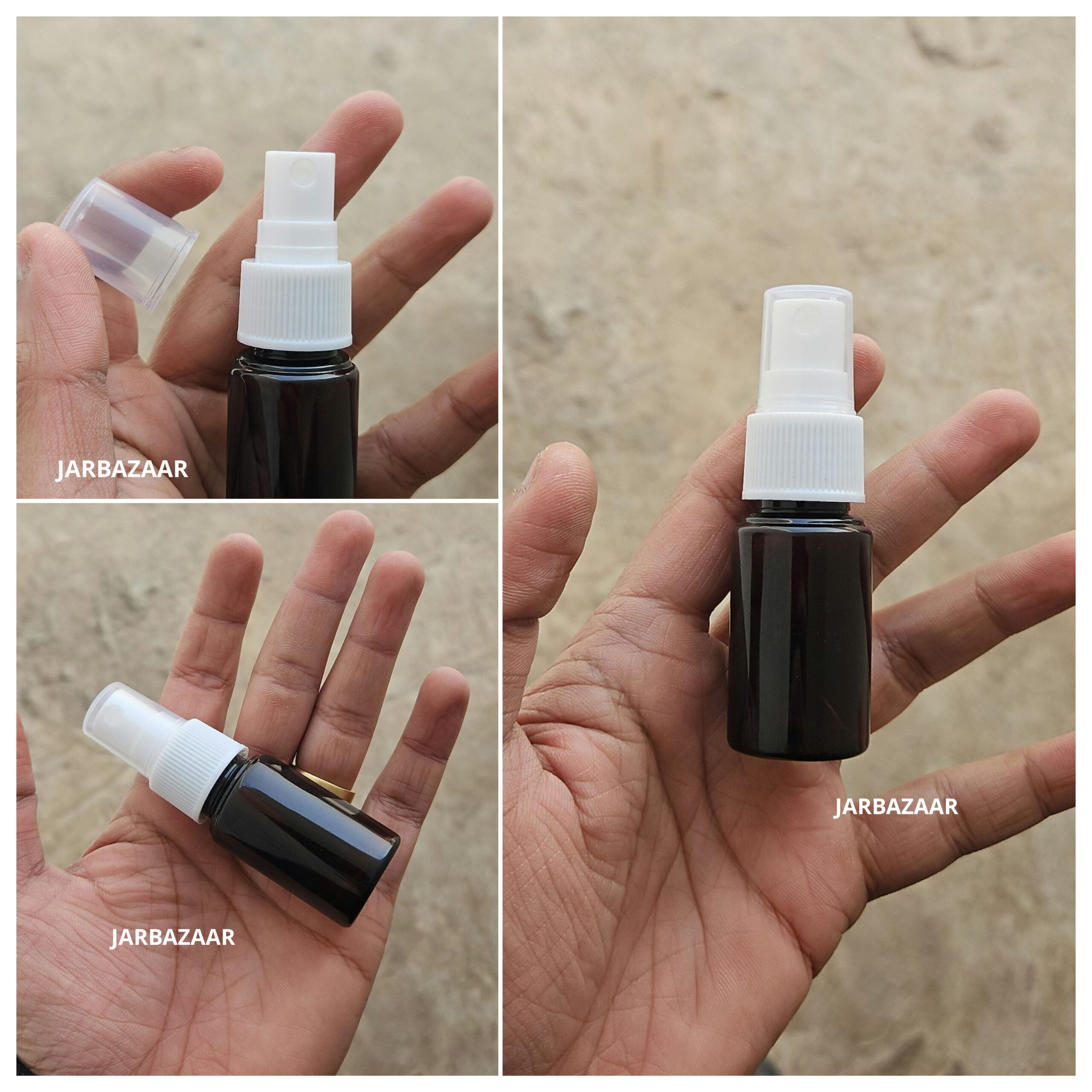 20 ML Amber Pet Spray Bottle – JarBazaar